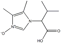 2-[(4,5-Dimethyl-1H-imidazole 3-oxide)-1-yl]-3-methylbutanoic acid Structure