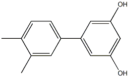 5-(3,4-Dimethylphenyl)benzene-1,3-diol Struktur