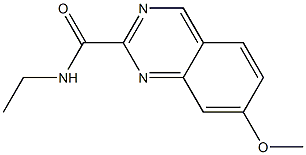 N-Ethyl-7-methoxyquinazoline-2-carboxamide,,结构式