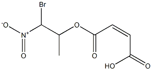 Maleic acid hydrogen 1-(1-methyl-2-bromo-2-nitroethyl) ester Struktur