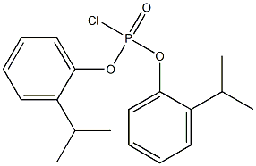 Chlorophosphonic acid=bis(o-cumenyl) ester,,结构式