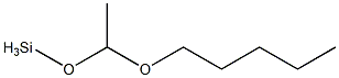 [1-(Pentyloxy)ethoxy]silane 结构式