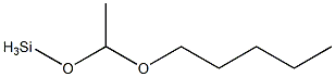 [1-(Pentyloxy)ethoxy]silane,,结构式