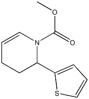 2-(2-Thienyl)-1,2,3,4-tetrahydropyridine-1-carboxylic acid methyl ester Structure