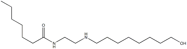 N-[2-[(8-Hydroxyoctyl)amino]ethyl]heptanamide Struktur