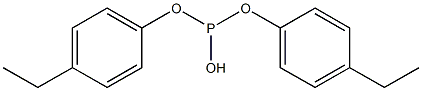 Phosphorous acid di(4-ethylphenyl) ester Structure