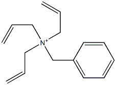 Benzyltriallylaminium,,结构式