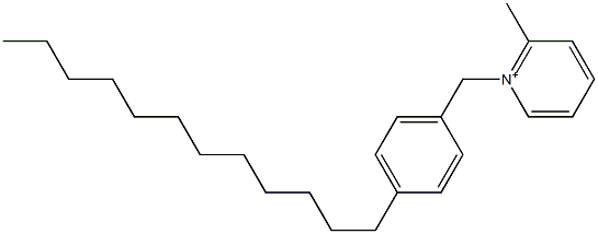 1-(4-Dodecylbenzyl)-2-methylpyridinium,,结构式