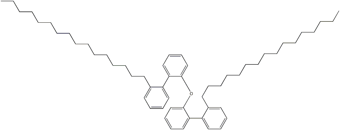2-ヘキサデシルフェニルフェニルエーテル 化学構造式