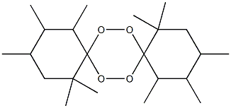 1,1,3,4,5,10,10,12,13,14-Decamethyl-7,8,15,16-tetraoxadispiro[5.2.5.2]hexadecane,,结构式