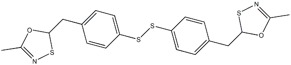 Bis[4-[(5-methyl-1,3,4-oxathiazol-2-yl)methyl]phenyl] persulfide