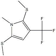 1-Methyl-2,5-bis(methylthio)-3-(trifluoromethyl)-1H-pyrrole