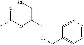 2-Benzyloxy-1-chloromethylethanol acetate Structure