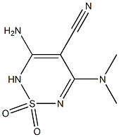  3-Amino-4-cyano-5-(dimethylamino)-2H-1,2,6-thiadiazine 1,1-dioxide