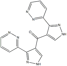 (Pyridazin-3-yl)(1H-pyrazol-4-yl) ketone Structure