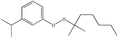 3-Isopropylphenyl 1,1-dimethylhexyl peroxide Struktur