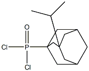 (3-Isopropyl-1-adamantyl)dichlorophosphine oxide 结构式