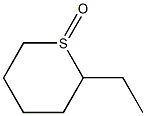 2-Ethyltetrahydro-2H-thiopyran 1-oxide Structure