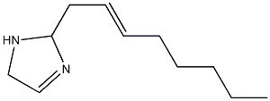 2-(2-オクテニル)-3-イミダゾリン 化学構造式