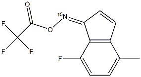 7-Fluoro-4-methyl-1H-inden-1-one O-(trifluoroacetyl)(15N)oxime