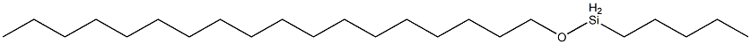 Pentyl(octadecyloxy)silane Structure