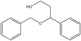 3-フェニル-3-(ベンジルオキシ)プロパン-1-オール 化学構造式