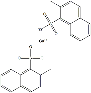 Bis(2-methyl-1-naphthalenesulfonic acid)calcium salt Structure