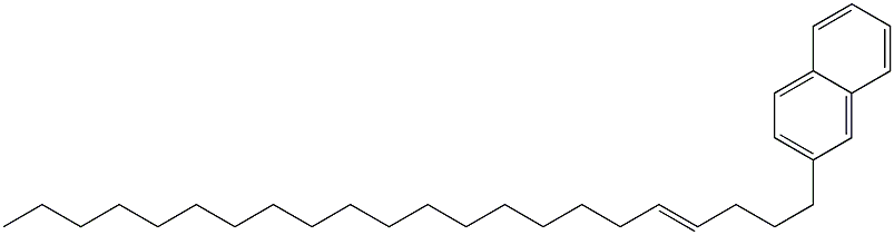 2-(4-ドコセニル)ナフタレン 化学構造式