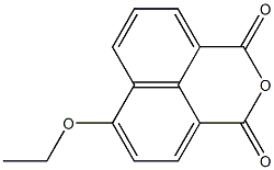 6-エトキシ-1H,3H-ナフト[1,8-cd]ピラン-1,3-ジオン 化学構造式