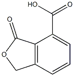1,3-Dihydro-3-oxo-4-isobenzofurancarboxylic acid Struktur