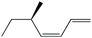 [R,3Z,(-)]-5-Methyl-1,3-heptadiene Struktur