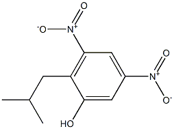 2-Isobutyl-3,5-dinitrophenol Struktur