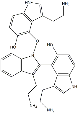 3-(2-Aminoethyl)-4-[[3,3'-bis(2-aminoethyl)-5'-hydroxy-2,4'-bi[1H-indol]-5-yl]oxy]-5-hydroxy-1H-indole