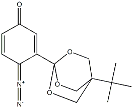 3-[4-tert-Butyl-2,6,7-trioxabicyclo[2.2.2]octan-1-yl]-4-diazocyclohexane-2,5-dien-1-one|