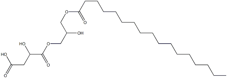  L-Malic acid hydrogen 1-(2-hydroxy-3-heptadecanoyloxypropyl) ester