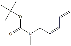 N-[(2Z)-2,4-Pentadienyl]-N-methylcarbamic acid tert-butyl ester 结构式