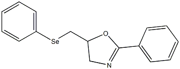 2-Phenyl-5-(phenylselenomethyl)-2-oxazoline Structure