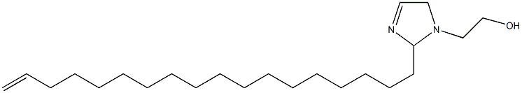 2-(17-Octadecenyl)-3-imidazoline-1-ethanol,,结构式