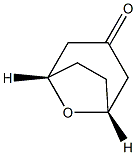 (1S,5R)-8-Oxabicyclo[3.2.1]octane-3-one 结构式