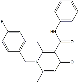 1-(4-Fluorobenzyl)-1,4-dihydro-2,6-dimethyl-N-phenyl-4-oxopyridine-3-carboxamide