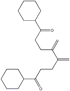 1,8-Dicyclohexyl-4,5-dimethyleneoctane-1,8-dione 结构式