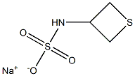 Thietane-3-ylsulfamic acid sodium salt,,结构式