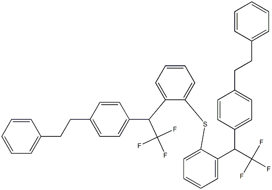 [2,2,2-Trifluoro-1-[4-(2-phenylethyl)phenyl]ethyl]phenyl sulfide