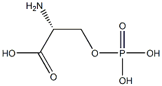 (R)-2-Amino-3-(phosphonooxy)propanoic acid 结构式