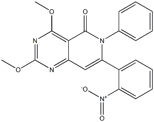 2,4-Dimethoxy-6-phenyl-7-(2-nitrophenyl)pyrido[4,3-d]pyrimidin-5(6H)-one