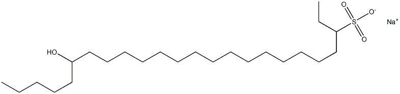 19-Hydroxytetracosane-3-sulfonic acid sodium salt|