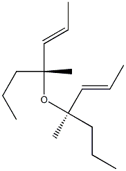 (+)-Methyl[(E,R)-1-propyl-2-butenyl] ether,,结构式