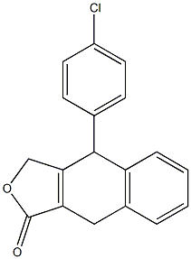 4-(4-Chlorophenyl)-4,9-dihydronaphtho[2,3-c]furan-1(3H)-one