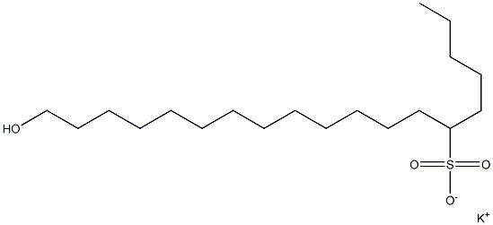 19-Hydroxynonadecane-6-sulfonic acid potassium salt