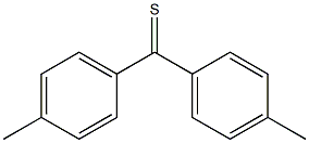 Bis(4-methylphenyl) thioketone Structure